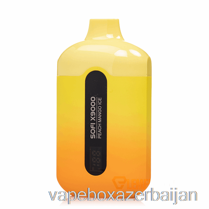 Vape Smoke SOFI X9000 0% Zero Nicotine Smart Disposable Peach Mango Ice